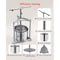 Vevor 1.6 Gallon/6L Fruit Wine Press Stainless Steel Manual Juice Maker Handle SFP-6L-AL - alternate 4