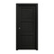 Sartodoors Sliding Pocket Door 36 x 96 inches, Ego 5010 Painted Black Oak, Kit Rail Hardware, Solid Wood Int EGO5010PD-CHK-3696 - alternate 1