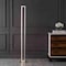 Jonathan Y Johan 59.5" Modern Minimalist Aluminum Integrated Tower LED Floor Lamp, Nickel JYL7038A - alternate 6