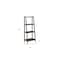 Homeroots Espresso Solid Wood Ladder Bookcase 380040 - alternate 2