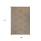 Homeroots 9' X 12' Beige Geometric Stain Resistant Indoor Outdoor Area Rug 531628 - alternate 5