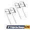 Powertec 6 in. Heavy Duty F Style Bar Clamps, 3-1/4 in. Throat Depth, 480 lb Clamping Force (4-Pack) 72339-P2 - alternate 1