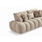 Homeroots 124in Taupe Cotton Blend Sofa Chaise 719401 - alternate 3