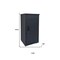 Homeroots Set of Two Black Multi-Tier Steel Mail Box With Lid, 2PK 714598 - alternate 5