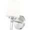 Z-Lite Henri Brushed Nickel 1 Light Wall Sconce 7700-1S-BN - alternate 4