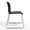 Flash Furniture Commercial Black Plastic Stack Chairs, Contoured Backs and Sled Bases-Set of 5, 5PK 5-RUT-239AN-BK-CHR-GG - alternate 5