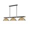 Z-Lite Vanguard Matte Black + Rubbed Brass 3 Light Billiard 3050-3MB-RB-SRB - alternate 1