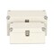 Homeroots Set of Two White Solid Wood And Metal Box With Lid, 2PK 489353 - alternate 4