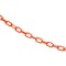 Mr. Chain 3/4" x 25' Safety Orange Plastic Safety Chain 00012-25 - alternate 1