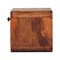 Homeroots 10" Beige Solid Wood Square One Drawer Nightstand 651740 - alternate 4