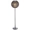 Jonathan Y Bea 61" Outdoor Woven Globe LED Floor Lamp, Coffee/Black JYL6507A - alternate 4