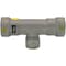 Viega MegaPressG tee P1 0.75 P2 0.75 FPT 0.5 carbon steel zinc-nickel coating 25406 - alternate 1