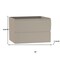 Homeroots 28" Light Brown Wood Freestanding Bathroom Vanity With White Sink And Two Drawers 627459 - alternate 3