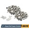 Powertec 1/4 in Shelf Pegs, L-Shaped Bracket with Hole Shelf Pins Support Pegs, 100 PCS, 100PK QP1404-P2N - alternate 1