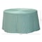 Bali & Pari Palm Bohemian Seafoam Green Scalloped Rattan Coffee Table 256-14106-ZORO - alternate 4