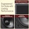 Pyle 5.25 in Bookshelf Speakers, Pair of Wired Bookshelf Speakers with Wall Mount Brackets, 2-Way HiFi PHQBS53BK - alternate 2