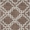 Homeroots 9' X 12' Brown And Ivory Geometric Washable Indoor Outdoor Area Rug 593760 - alternate 3