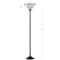 Jonathan Y Moore Tiffany-Style 68.57" Torchiere LED Floor Lamp, Bronze JYL8005A - alternate 6