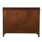 Homeroots 44in Brown Wood With Glass Sideboard with Two Doors 401670 - alternate 2