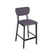 Bfm Seating Hamilton Side Barstool, Grade 3 Vinyl Seat & Back - Steel Frame - Sand Black Finish JS10B2013-2013SB - alternate 1