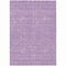 Homeroots 3' X 5' Lavender Lilac And Ivory Floral Washable Indoor Outdoor Area Rug 582356 - alternate 7