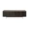 Homeroots 20in Brown Solid Wood Cabinet Enclosed Storage TV Stand 380197 - alternate 1
