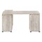 Homeroots 60" Taupe L Shape Computer Desk With Three Drawers 333523 - alternate 1