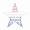 Celebrations Patriotic Star Silhouette Window Decor Metal 1 pk 14-03036A - alternate 1