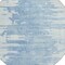 Homeroots 8' Sky Blue And Denim Blue Round Abstract Washable Indoor Outdoor Area Rug 582436 - alternate 4