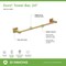Symmons Duro 24 inch Towel Bar with Mounting Hardware 363TB-24-BBZ - alternate 3