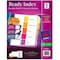 Avery Dividers, Index, Ready, A-Z 26PK AVE11125 - alternate 1