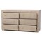 Bali & Pari Sage Natural Grasscloth Dresser, 6-Drawer 266-14553-ZORO - alternate 6
