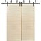 Sartodoors Barn Bypass Doors with 6.6ft Hardware, Planum 0010 Natural Veneer, Sturdy Heavy Duty Rails Kit Stee PLANUM0010BBB-SHP-6484 - alternate 6