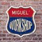 Signmission Miguel's Workshop, 6 Inch X 6 Inch, Plastic Sign SHI-P-6-489-MIGUEL - alternate 3