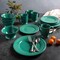 Gibson Elite Barberware 16 Piece Fine Ceramic Dinnerware Set in Turquoise 102123.16RM - alternate 5