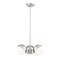 Z-Lite Realm Sphere 3 Light Chandelier, Brushed Nickel, 17.25 In W x 6.25 In H 7517-3BN - alternate 1