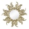 Homeroots 37" Gold Abstract Sunburst Iron Framed Accent Mirror 485086 - alternate 1
