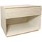 Homeroots 24" Natural Solid Wood Ribbed Texture One Drawer Nightstand 569603 - alternate 10