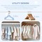 Simple Deluxe Kids Velvet Hangers, 11 Inch Durable Children Hangers for Closet, Blue, 30PK HKHANGVELVETKID30BLU - alternate 4