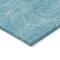 Homeroots 8' Aqua And Ivory Round Geometric Washable Indoor Outdoor Area Rug 614049 - alternate 6