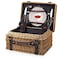 Picnic Time Family Of Brands NCAA Oklahoma State Cowboys Champion Picnic Basket for 2, Large Wicker Picnic Set 208-40-179-464-0 - alternate 1