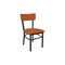 Bfm Seating Bristol Chair - Grade 4 Upholstered Seat & Back - Steel Frame - Sand Black Finish 4301CSTT017-SB - alternate 1
