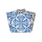 Homeroots 6" X 6" Blues and Crema Peel And Stick Removable Tiles 400086 - alternate 2