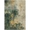 Homeroots 10' X 14' Fern Green And Gold Abstract Washable Indoor Outdoor Area Rug 603058 - alternate 5