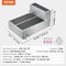 Vevor Maple Syrup Evaporator Pan 304 Stainless Steel with Valves and Thermometer ZFQ-132L-TB - alternate 2