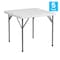Flash Furniture 34.25 W, 34.25 L, 29.5 H, Metal, Plastic, Plastic: Polyethylene Top, Granite White 5-DAD-YCZ-86-GG - alternate 6