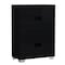 Homeroots 44" Superb Black High Gloss Chest 329646 - alternate 1