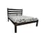 Homeroots Dark Brown Solid Wood Twin Bed Frame 546742 - alternate 5