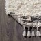 Jonathan Y Mercer Shag Plush Tassel Moroccan Tribal Geometric Trellis Cream/Gray 3 ft. x 5 ft. Area Rug MCR103B-3 - alternate 5