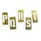C.H. Hanson 3" Brass Interlocking Stencil Letters, 33 Piece Set 10033 - alternate 3
